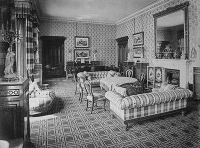 The Drawing Room, Balmoral Castle, 1873 by English Photographer